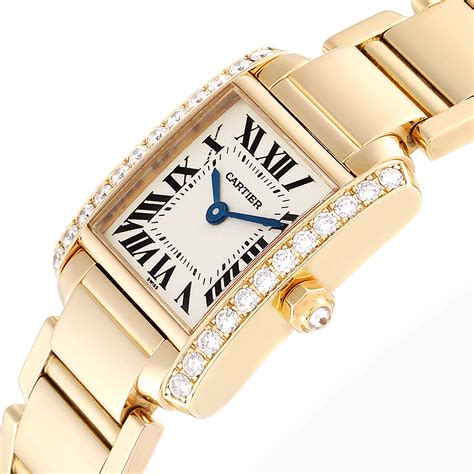 cartier tank ladies diamond